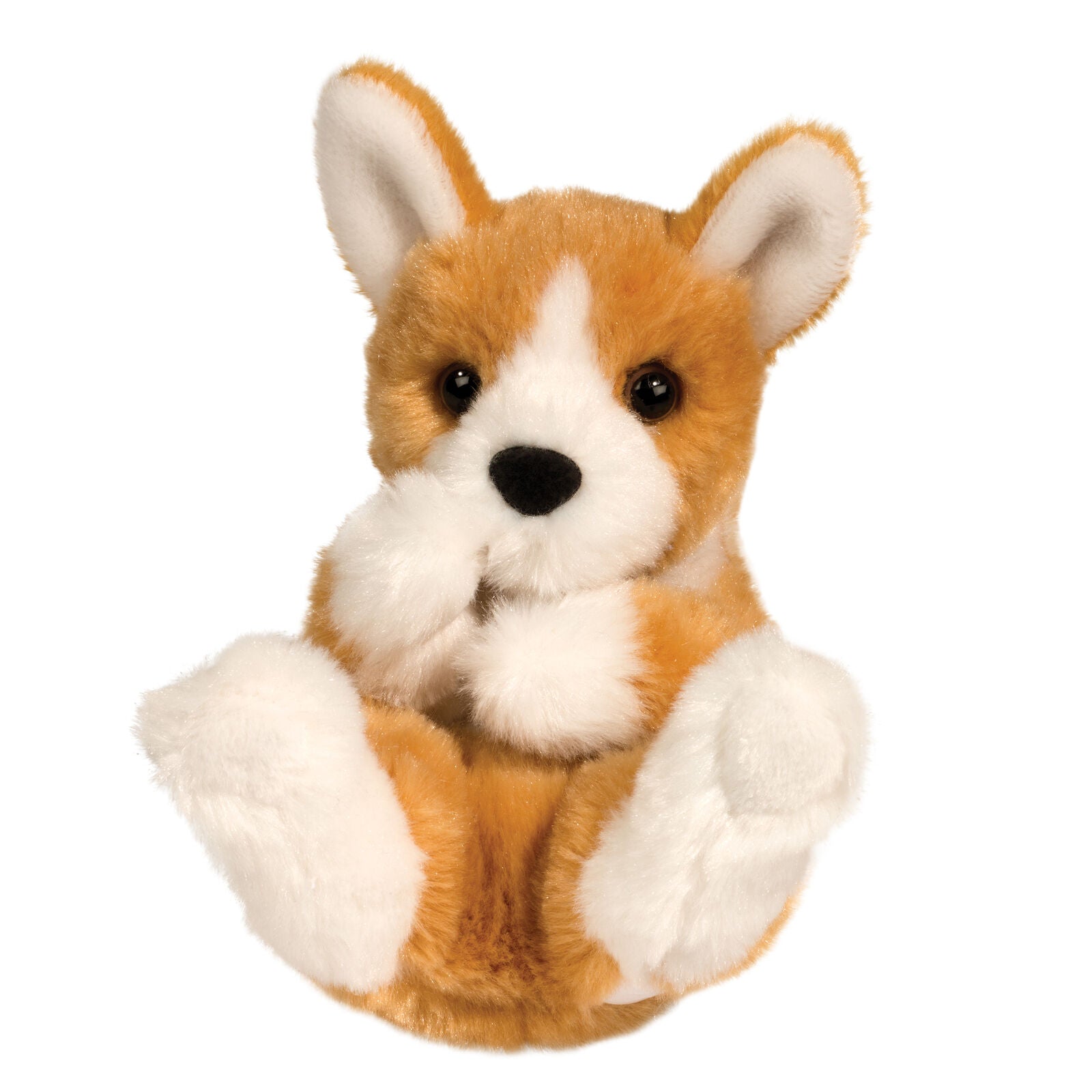 Douglas Cuddle Toys Corgi Lil' Baby Pup Handful Plush Stuffed Animal Toy, 6"
