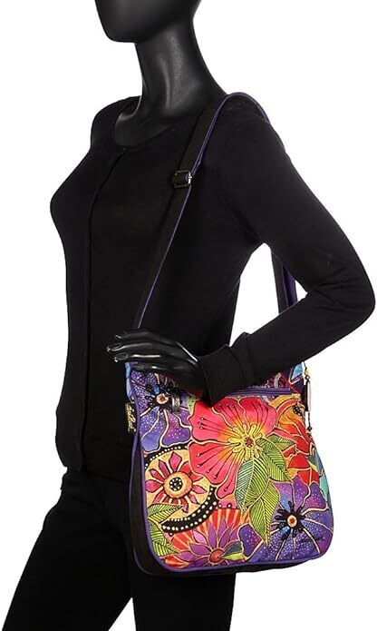 Laurel Burch Floral Crossbody Bag (Multi)