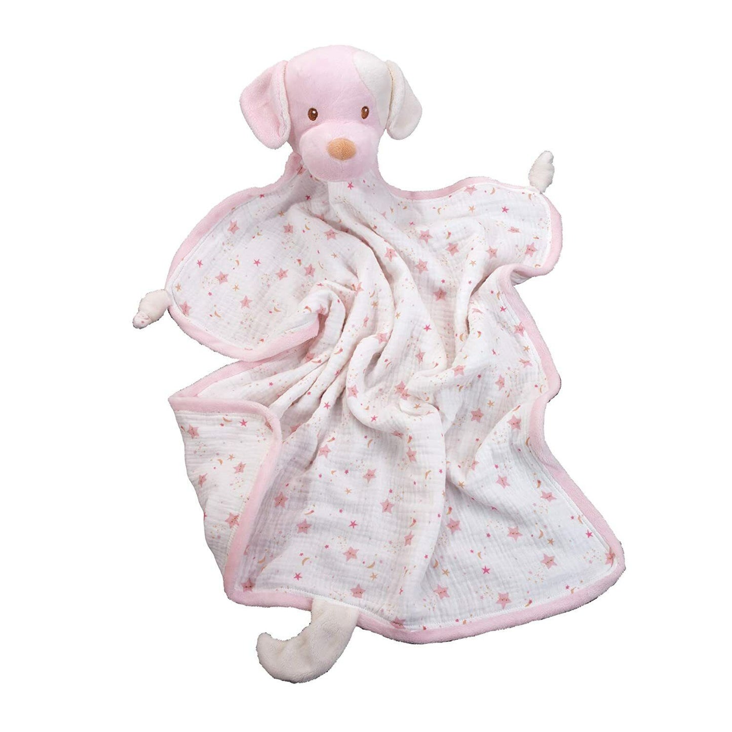 Douglas Baby Rosy Cream Puppy Dog Blanki Lovey Blanket, 24"