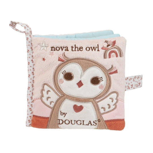 Douglas Baby Nova Owl Soft Activity Book, 6"