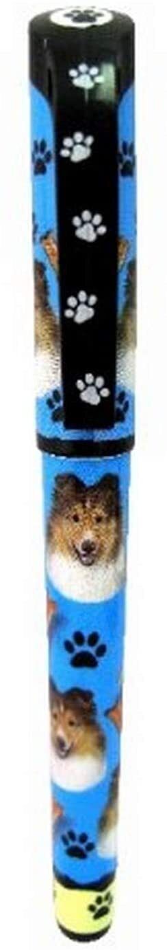 E&S Pets Sheltie Pen Easy Glide Gel Pen, Refillable with A Perfect Grip