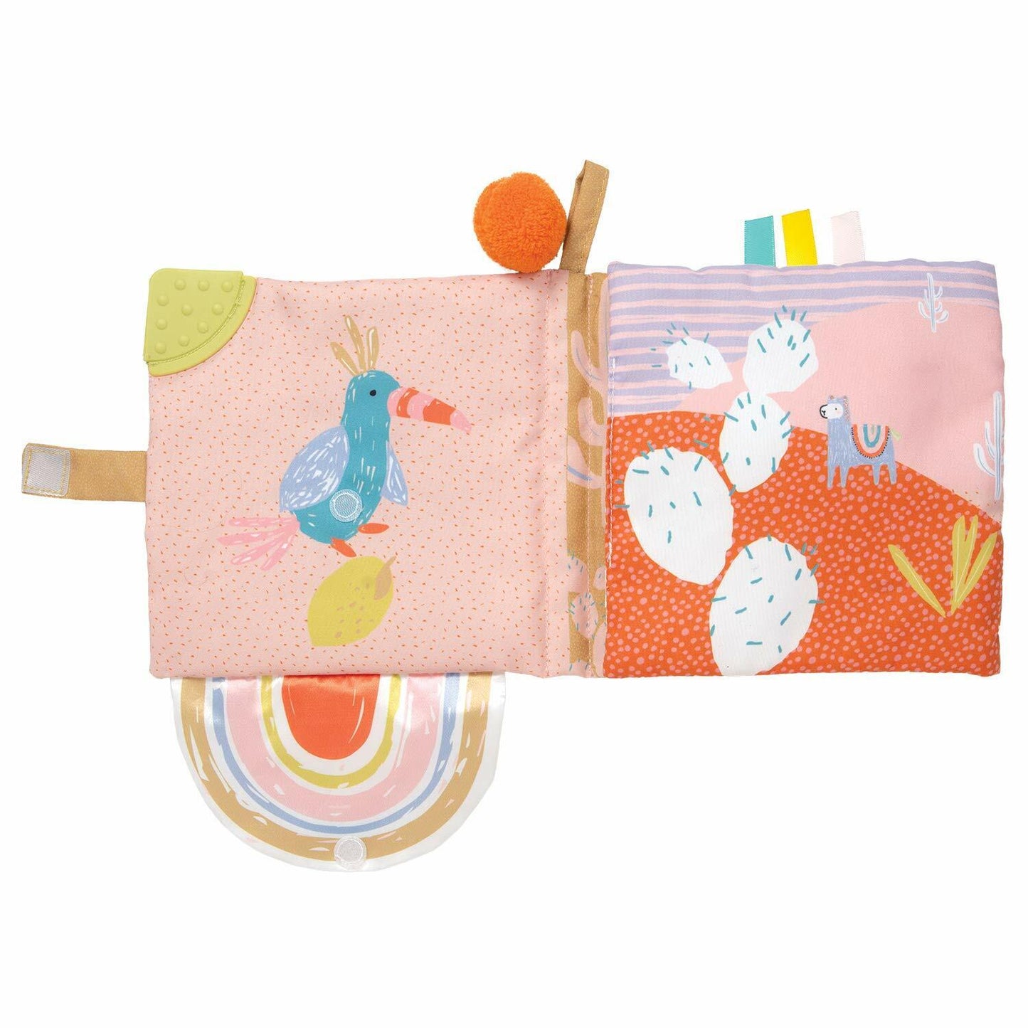 Manhattan Toy Llama Themed Soft Baby Activity Book with Squeaker