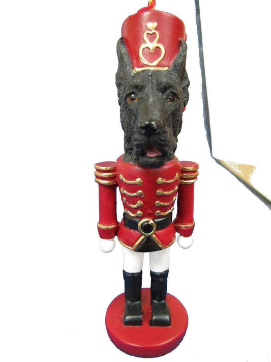 E&S Pets 35358-121a Black Great Dane Nutcracker Soldier Dogs Ornament