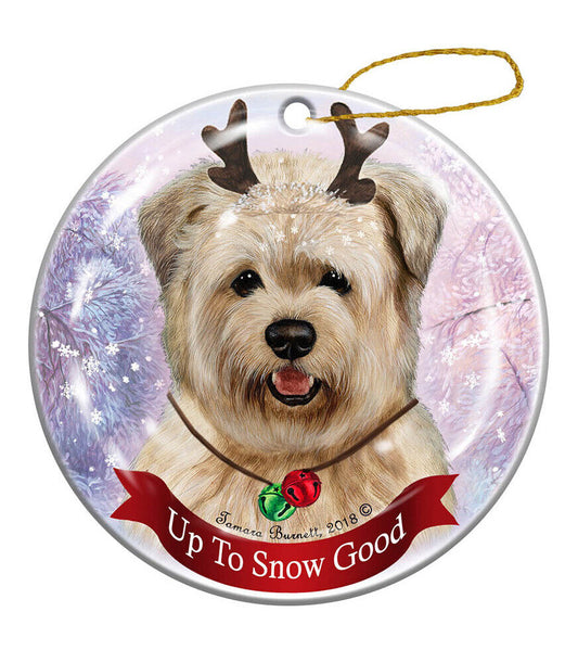 Holiday Pet Gifts Glen of Imal Terrier White Dog Porcelain Christmas Ornament