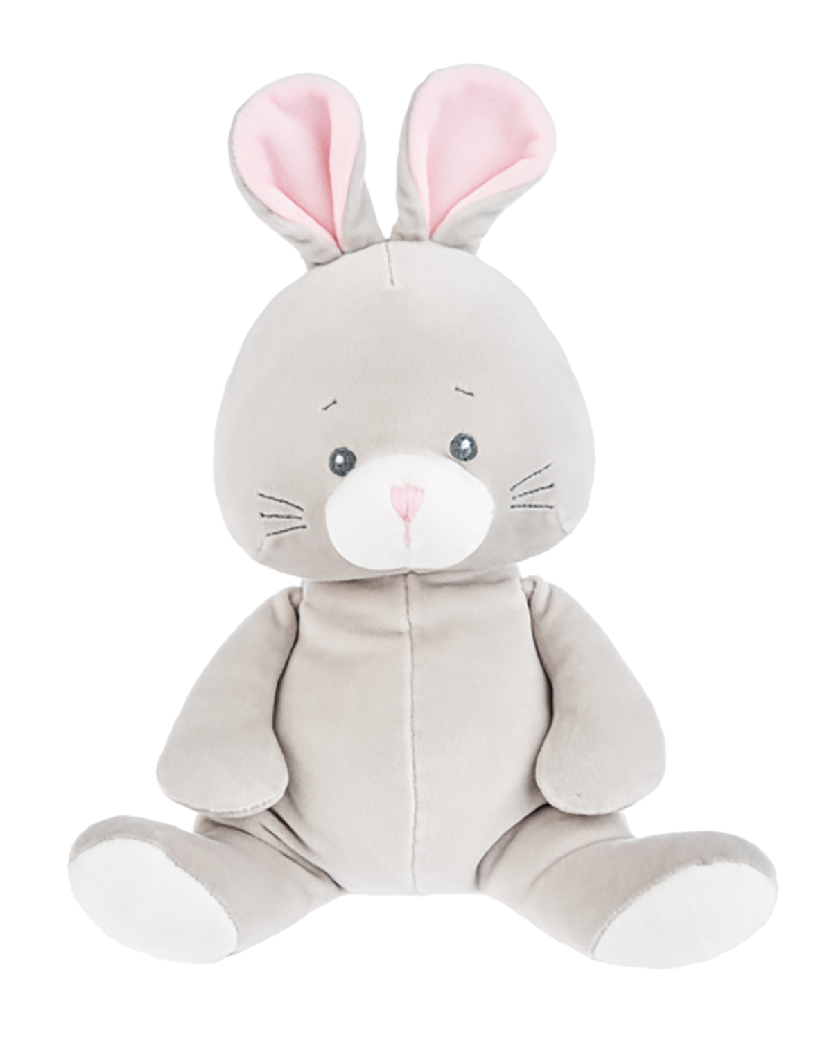 Baby Ganz Cuddle-Me Bunny with Rattle Plush Stuffed Animal Toy, 9"