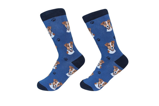 Jack Russell Terrier Dog Breed Socks Unisex Sock Daddy by E&S Pets