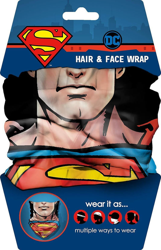 Spoontiques Hair and Face Wraps - Bandana - Headband - Scarf Superman
