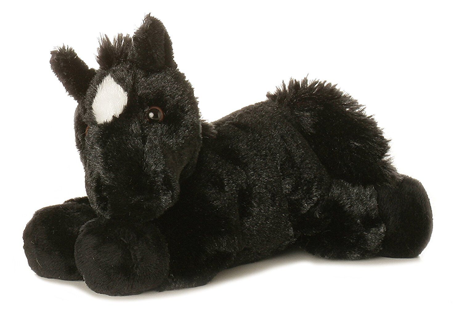 Aurora Plush Beau Black Horse Mini Flopsie 8"