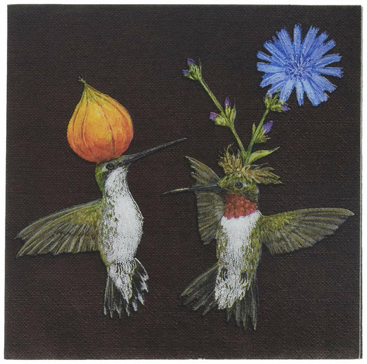 Paperproducts Design 1252408 Doug & Cheryl Beverage Paper Napkin, 5x5''