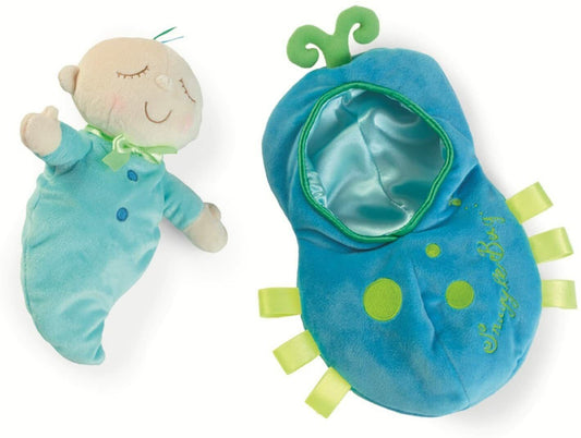 Manhattan Toy Snuggle Pod Snuggle Bug First Baby Doll with Cozy Sleep Sack Ages