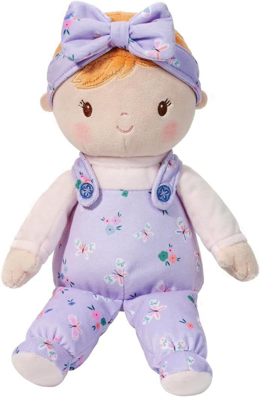 Douglas Toys Willa Butterfly Flower Soft Blonde Doll Plush Stuffed Toy, 13 inch