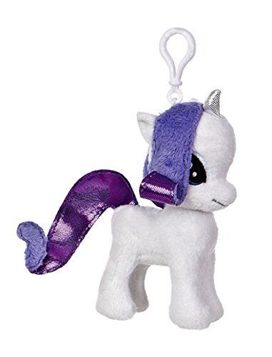 Aurora World My Little Pony Clip-On Rarity Pony Plush, 4.5"