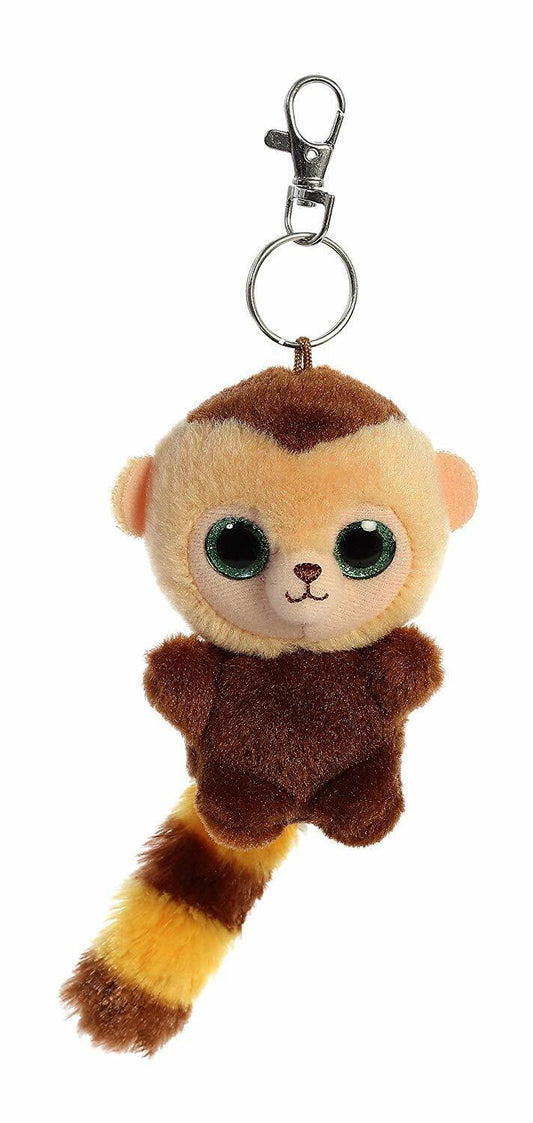 Aurora World Inc. YooHoo 3.5" Roodee Monkey Keychain Plush Stuffed Animal