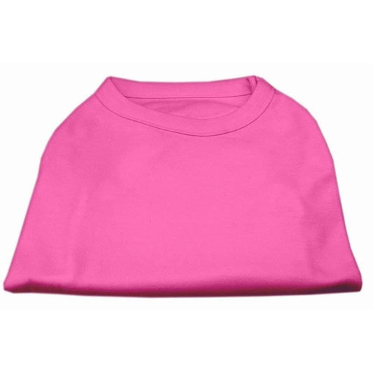 Mirage Pet Products 8-Inch Plain Shirts, X-Small, Bright Pink
