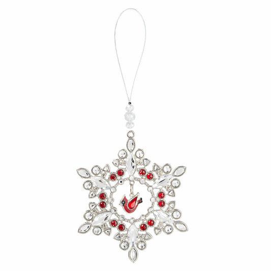 Ganz (ACRYX-149) Cardinal Snowflake Ornament