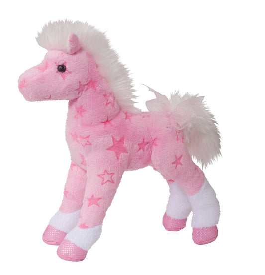 Douglas Toys Summer Pink Horse Plush Stuffed Animal Toy, 8"
