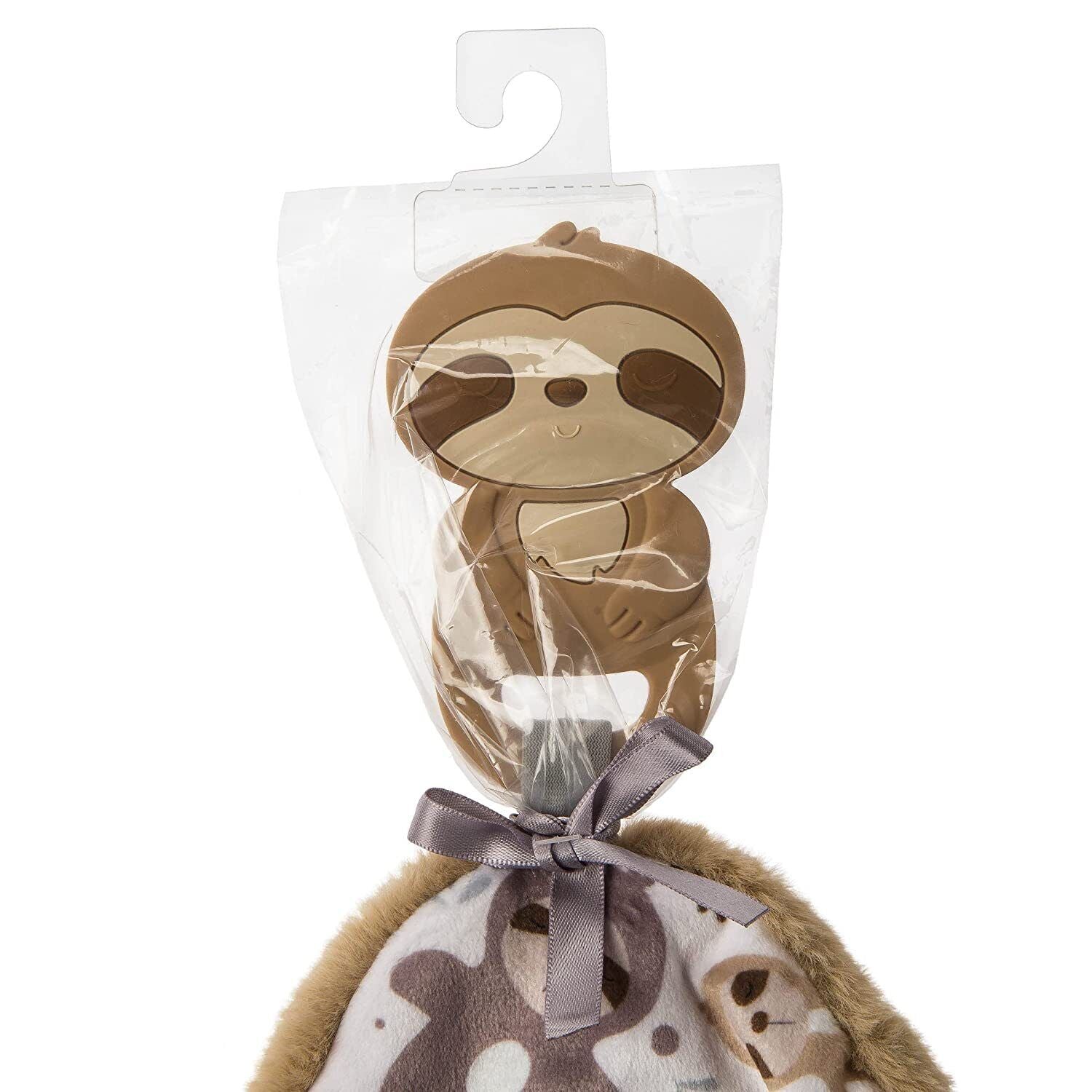 Mary Meyer Chewy Crew Soothing Baby Teether Lovey, 10", Pebblesaurus Dinosaur