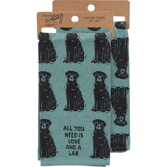 Primitives by Kathy Kitchen Towel - All You Need Is Love And A Lab