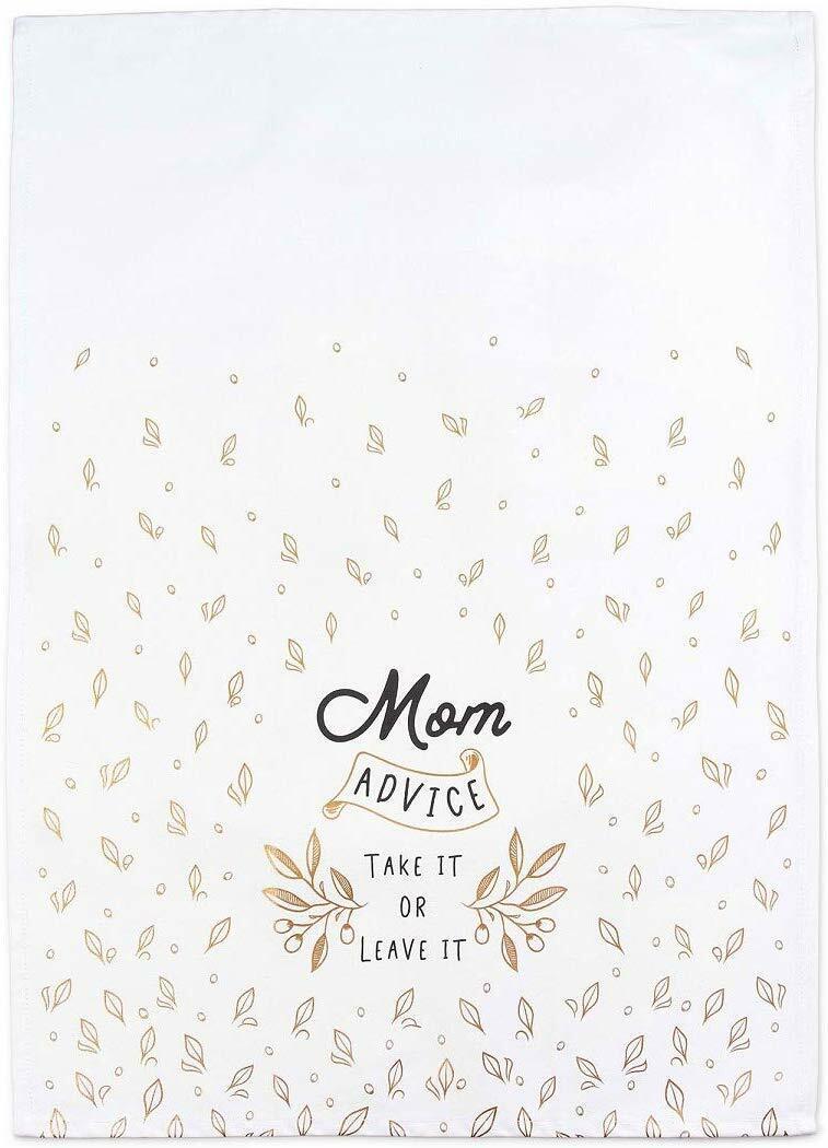 Enesco by Izzy and Oliver Mom Advice Take It Tea Towel, 27 x 19 inches