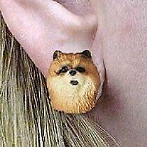 Conversation Concepts Chow Red Earrings Post
