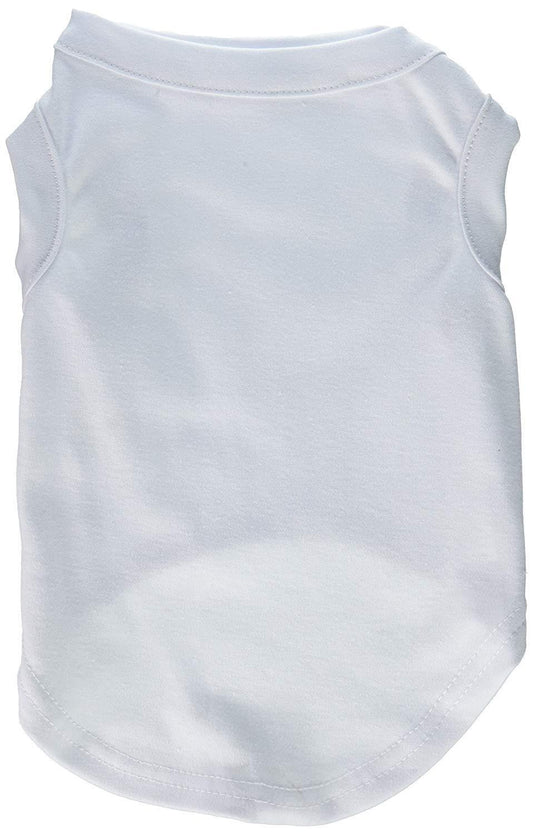 Mirage Pet Products 8-Inch Plain Shirts, X-Small, White