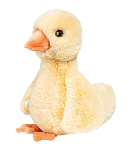 Douglas Toys Super Dennie Soft Duck Plush Stuffed Animal, 12" sitting