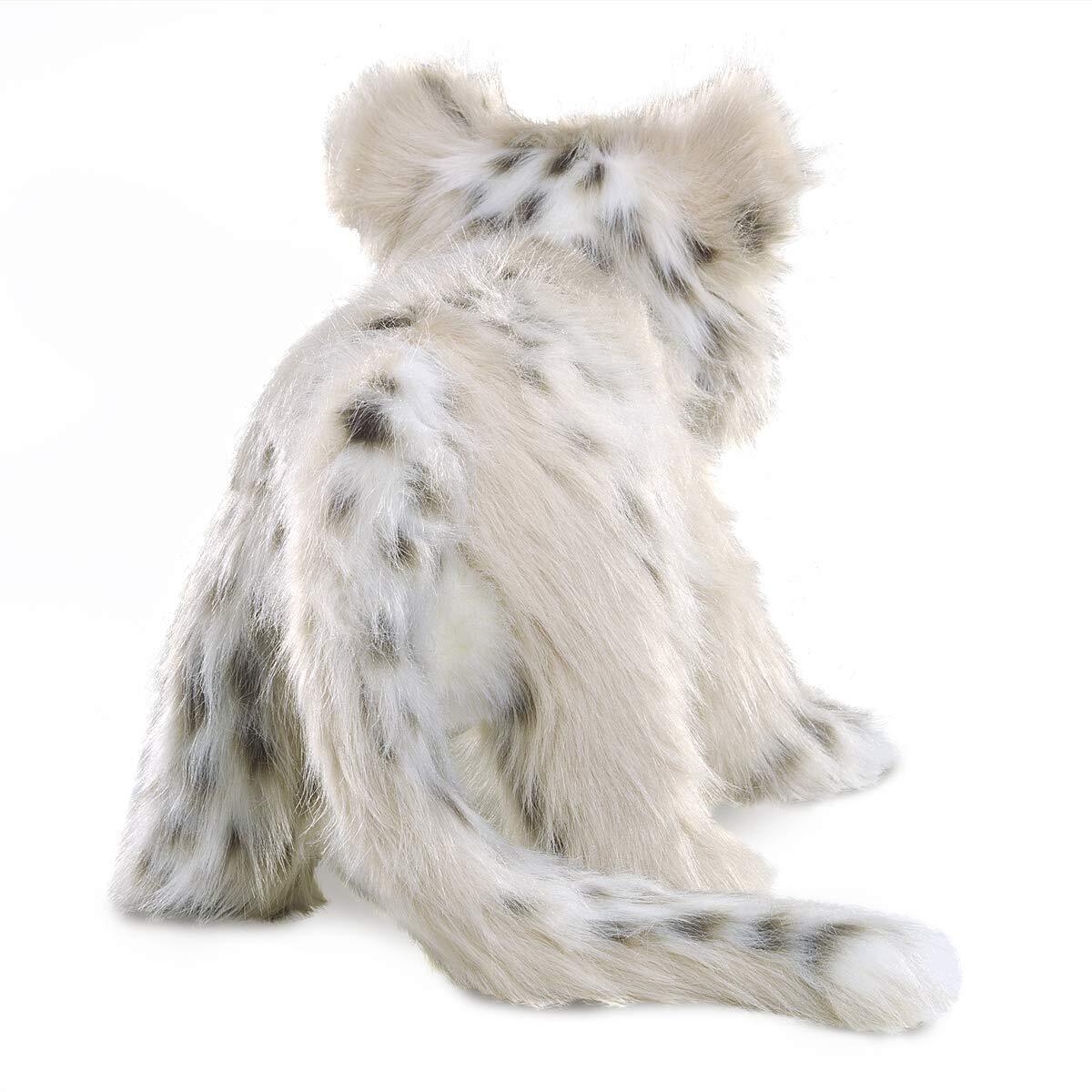 Folkmanis Snow Leopard Cub Hand Puppet, 17"