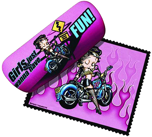 Spoontiques Eyeglass Case, Betty Boop Biker, Girls Just Wanna Have Fun