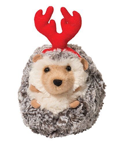 Spicy Hedgehog with Antlers Plush Stuffed Animal Toy, 5" by Douglas