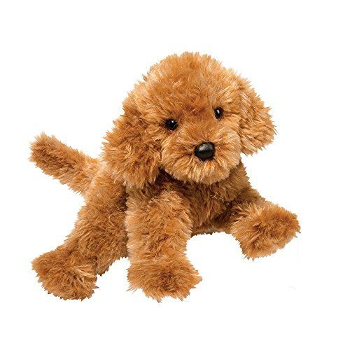 Douglas Addie Caramel Labradoodle Plush Stuffed Animal Toy, 16"