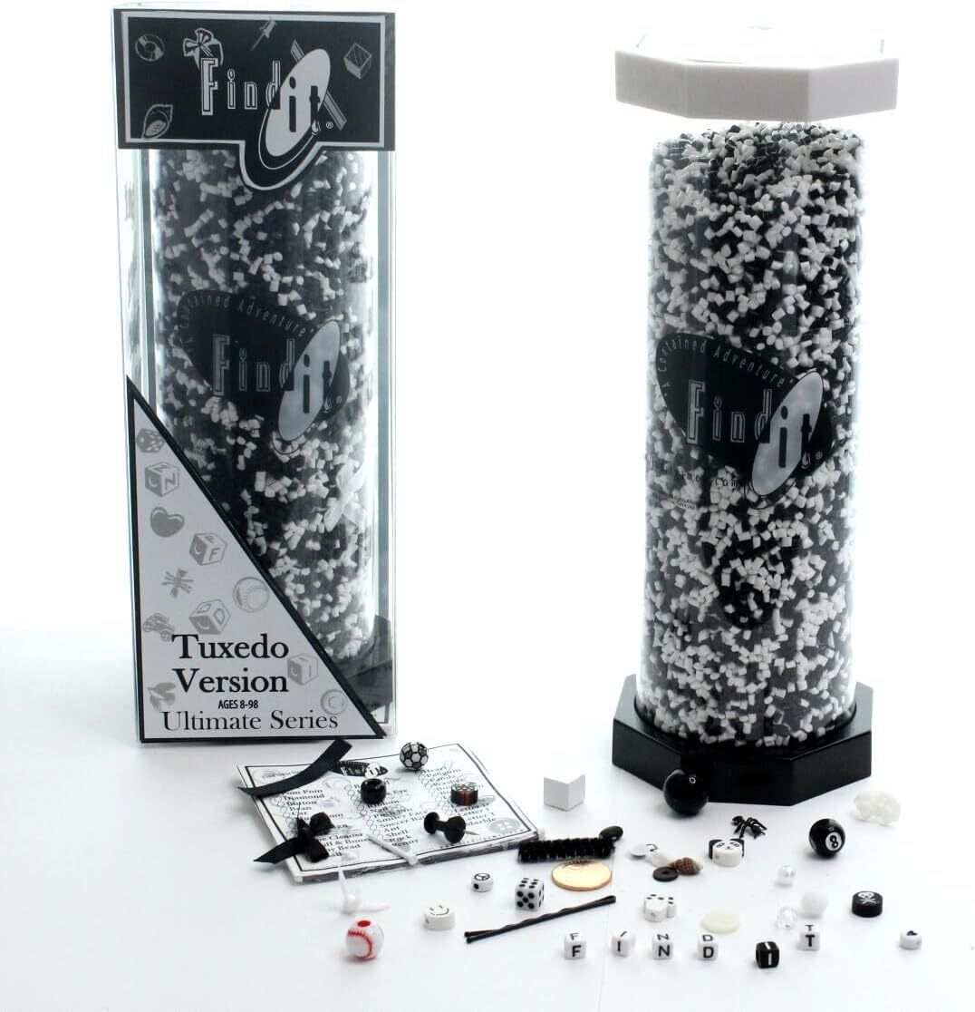 Find it Games - Tuxedo Version Hidden Object Game - Black & White, Ages 8+