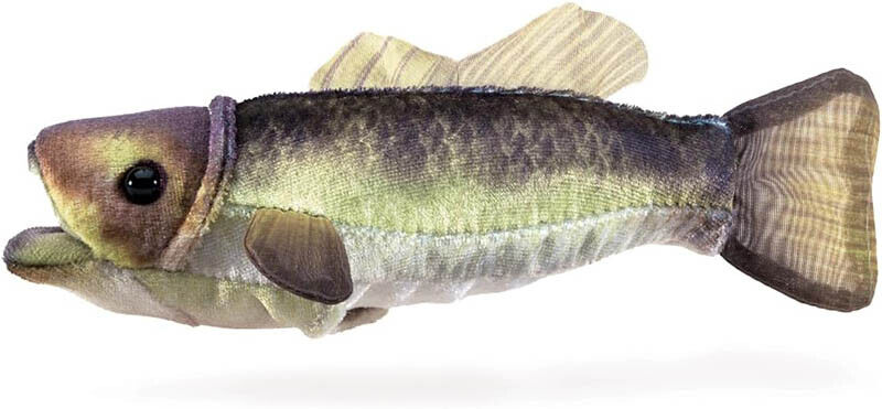 Folkmanis Mini Largemouth Bass Finger Puppet