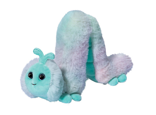 Douglas Toys Groovy Tie Dye Inchworm Plush Stuffed Animal Toy, 8"