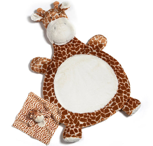 Mary Meyer Bestever Baby Mat & Matching Character Blanket, Giraffe