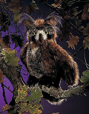 Folkmanis Great Horned Owl Hand Puppet