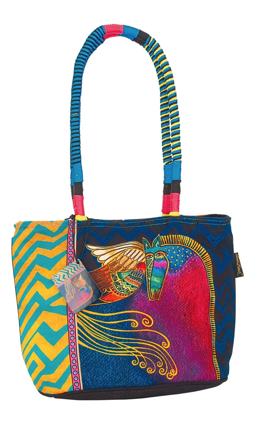 Laurel Burch Mythical Mare Medium Shoulder Tote Bag, 14 x 6 x 10"
