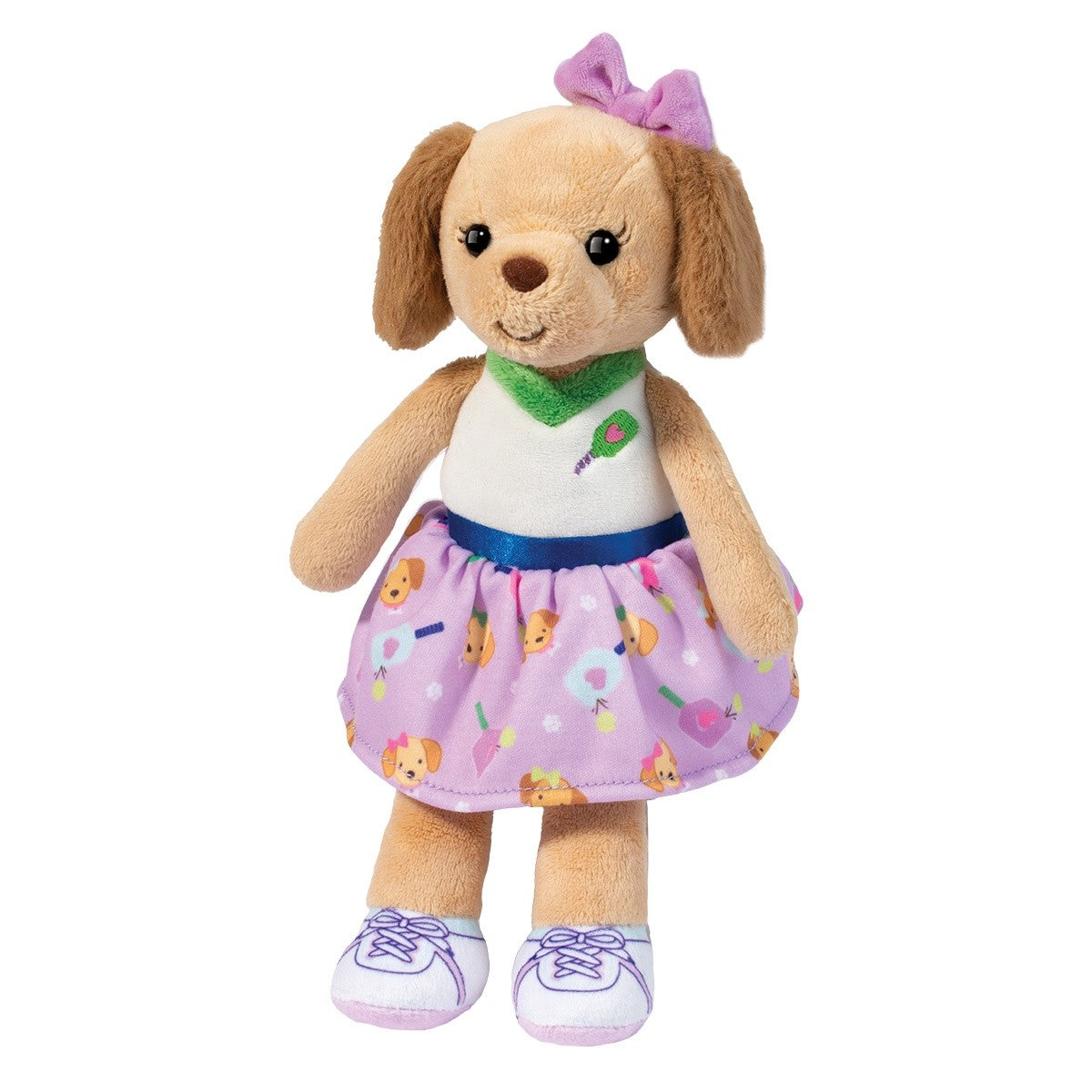 Douglas Toys Tricia Pickle Ball Pup Plush Stuffed Animal Toy 7.5 inches