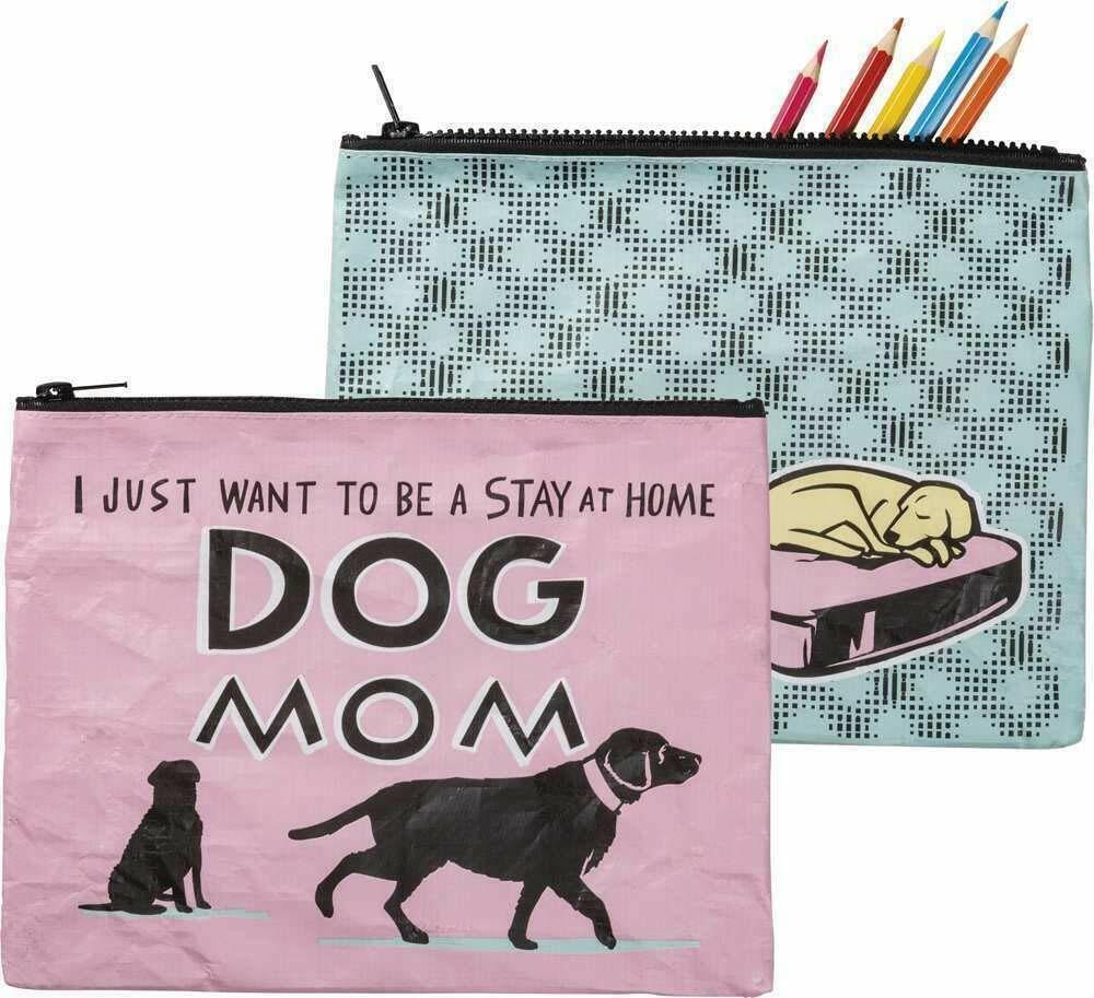 Primitives By Kathy Zipper Pouch - Stay At Home Dog Mom