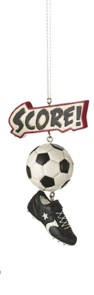 Midwest-CBK - Sport Score Score! Soccer Ornament, 3.5"