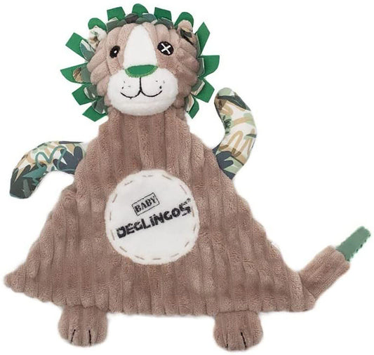 Deglingos Small Simply Jelekros - Lion Baby Comforter Plush Stuffed Animal, 9"