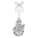 Ganz Believe Holiday Snowman Christmas Ornament