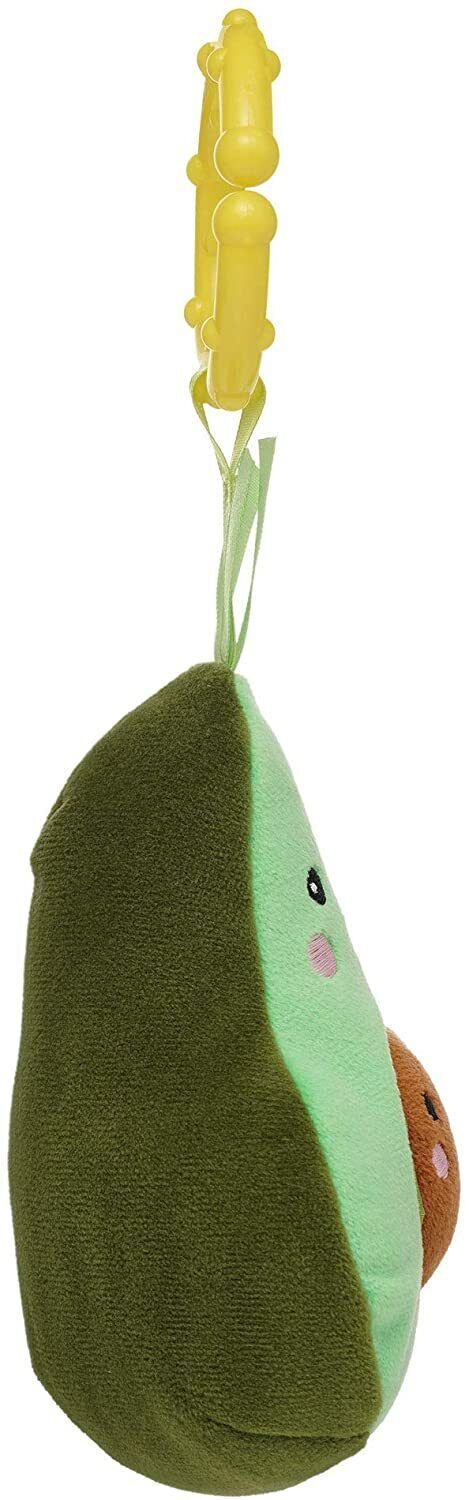 Manhattan Toy Mini-Apple Farm Avocado Baby Take Along Activity Clip On, 4"