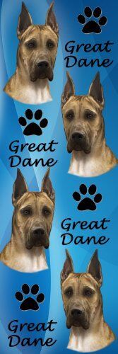 E&S Pets BM-51 Dog Bookmark Fawn Great Dane