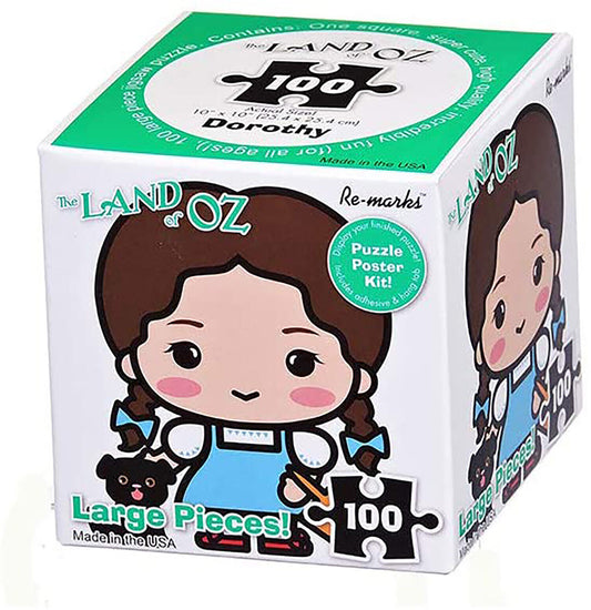 Re-Marks Wizard of Oz 100 Large Piece Puzzle Cube - Dorothy