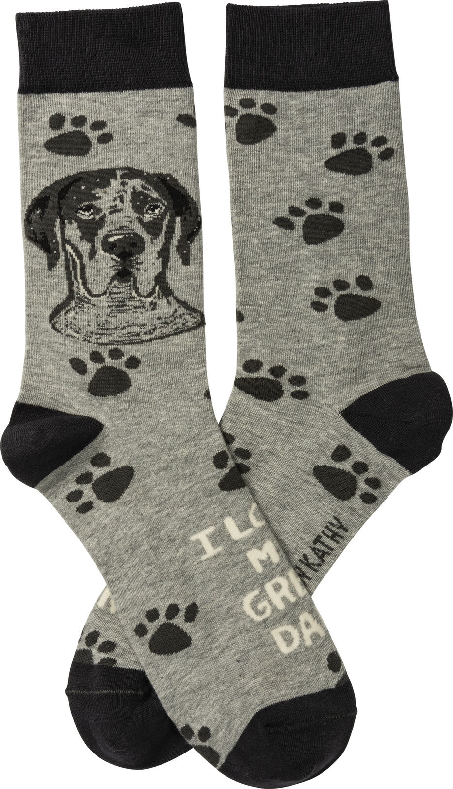 Primitives By Kathy Socks - I Love My Great Dane