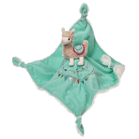 Mary Meyer Lily Llama Baby Character Blanket 13"x13"