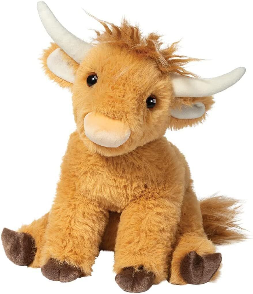 Douglas Cuddle Toys Scottie Highland Cow Mini Soft Plush Stuffed Animal, 6"