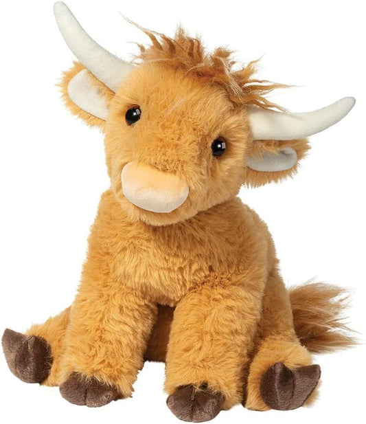 Douglas Cuddle Toys Scottie Highland Cow Mini Soft Plush Stuffed Animal, 6"