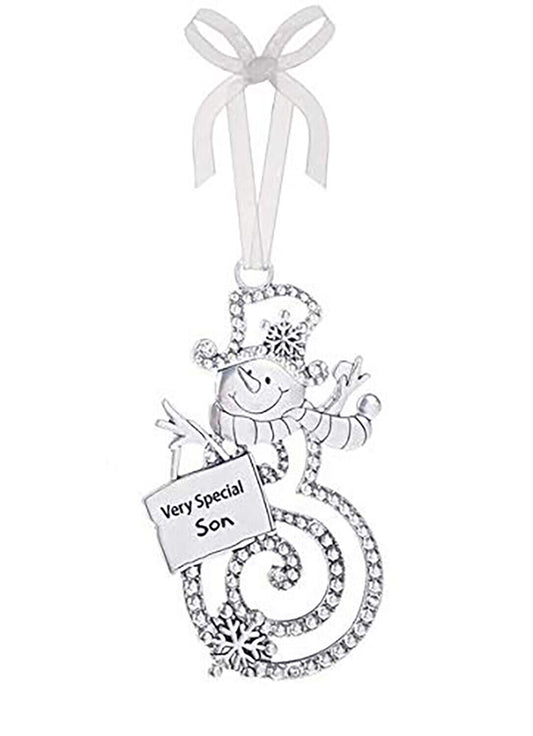 Ganz Ornament - Very Special Son - Silver