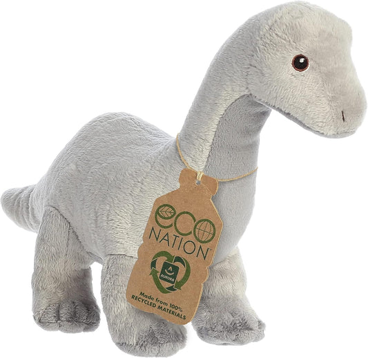 Aurora® Eco Nation™ Brachiosaurus Stuffed Animal Toy Recycled Materials, 13.5"